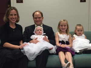 Our first family of 5 picture (with us all willingly in the picture)!
