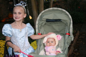 The princess and her lamb!