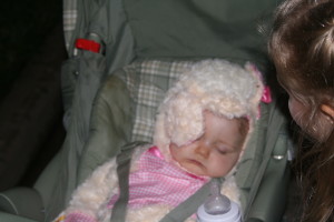 Sarah Amelia had enough excitement for the night!