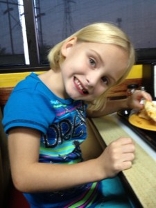 rachel at cicis pizza first friday of 2nd grade