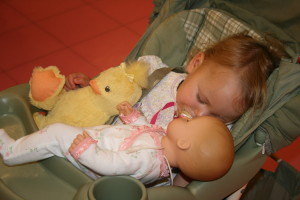 Sarah Amelia was tired of the shopping